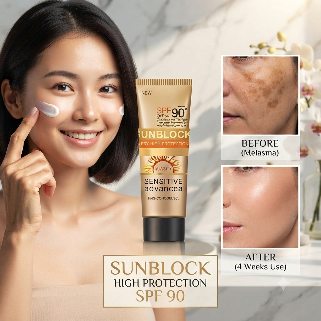 Combo Trio | Vitamin C Toner + SPF 90 Sunblock + Retinol Dragon Blood Cream