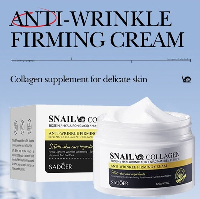 Snail Collagen Cleanser, Cream & Serum – Smooth, Restore & Rejuvenate