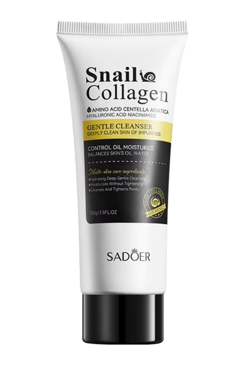 Snail Collagen Cleanser, Cream & Serum – Smooth, Restore & Rejuvenate