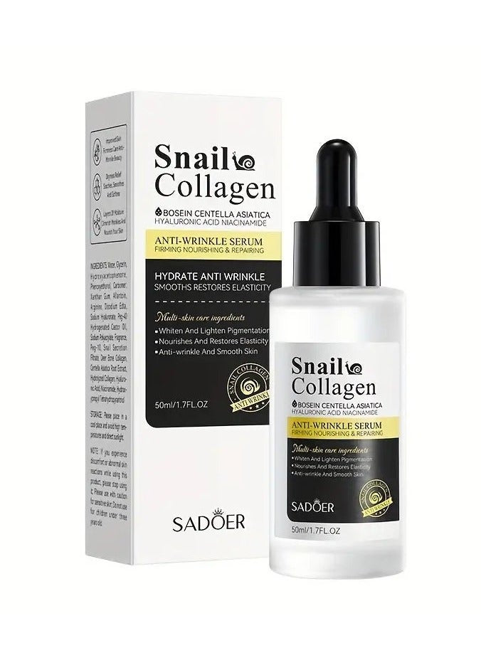 Snail Collagen Cleanser, Cream & Serum – Smooth, Restore & Rejuvenate