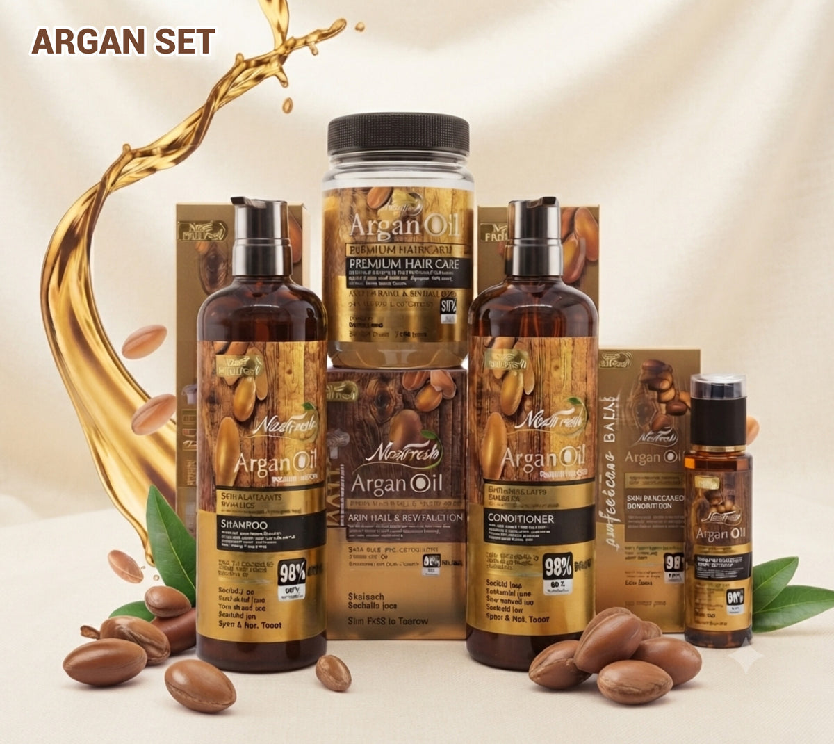 Argan Oil Complete Hair Care Set